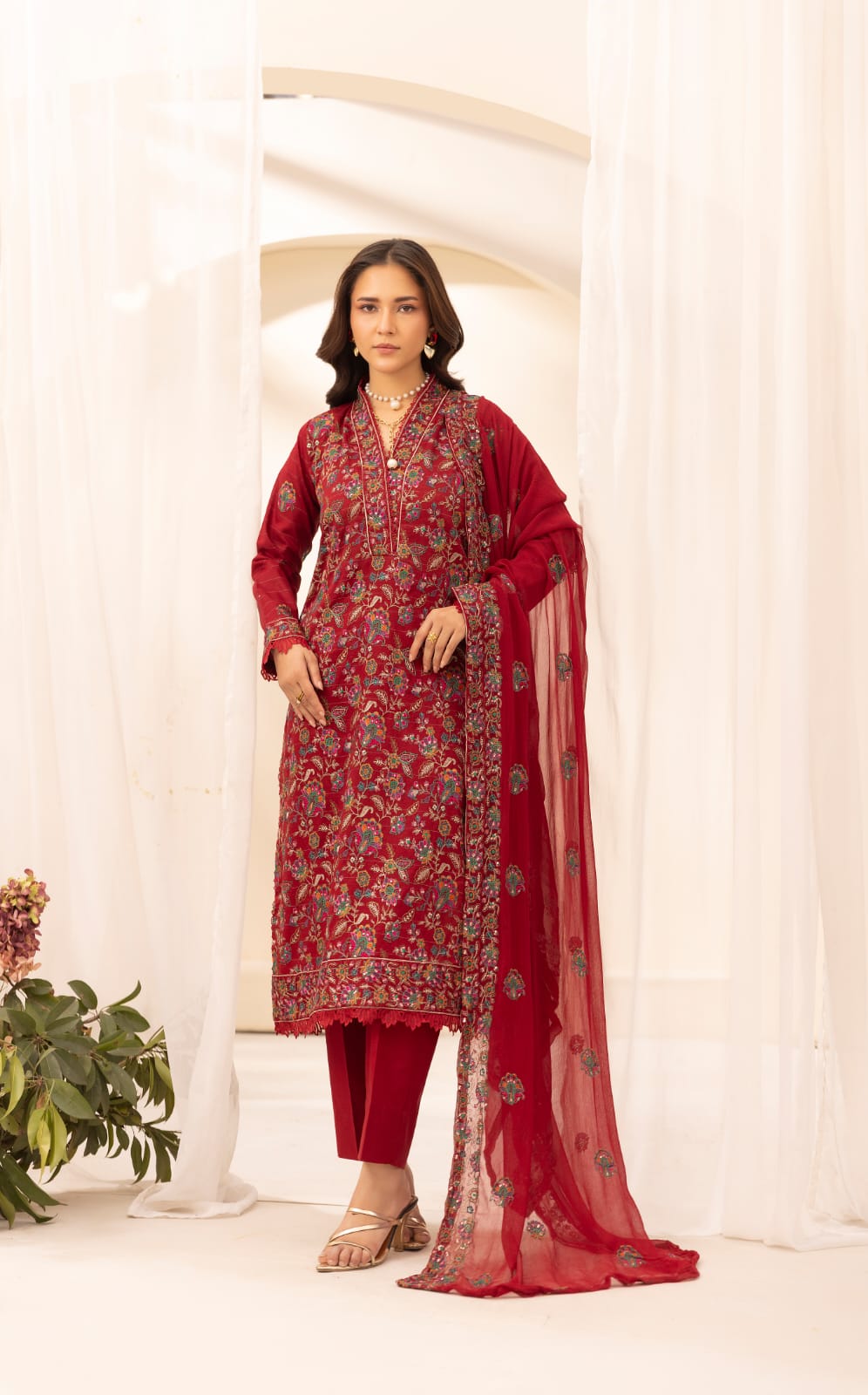 Gulrukh - Unstitched 3pc