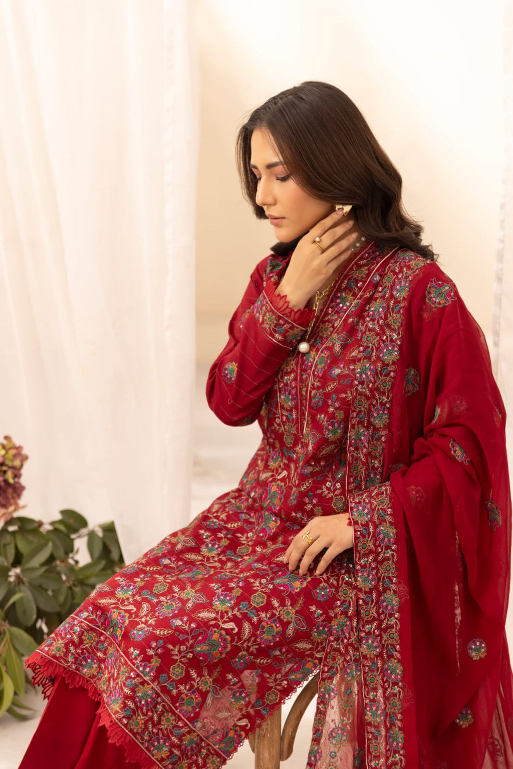 Gulrukh - Unstitched 3pc