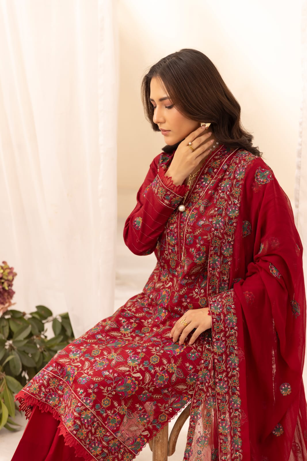 Gulrukh - Unstitched 3pc