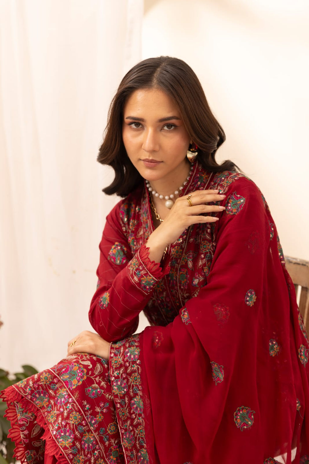 Gulrukh - Unstitched 3pc