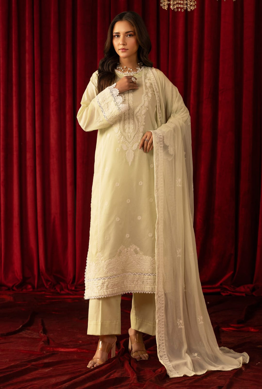 Mehr Noor - Unstitched 3pc