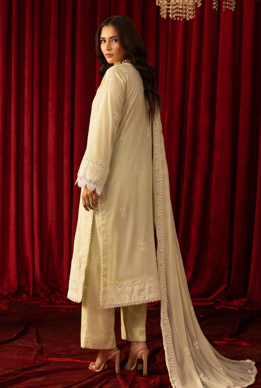 Mehr Noor - Unstitched 3pc