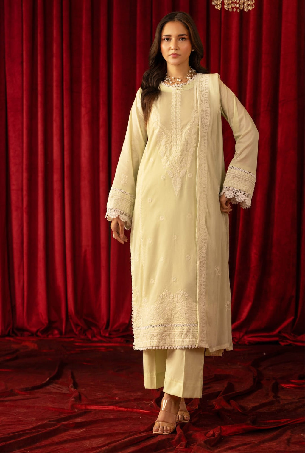 Mehr Noor - Unstitched 3pc