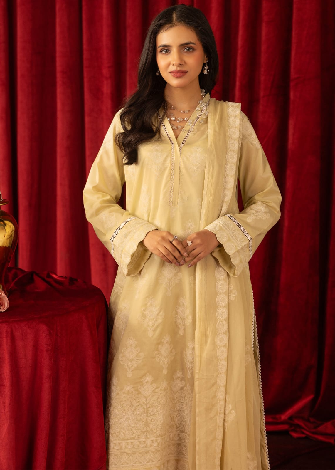 Noorê Sahar - Unstitched 3pc