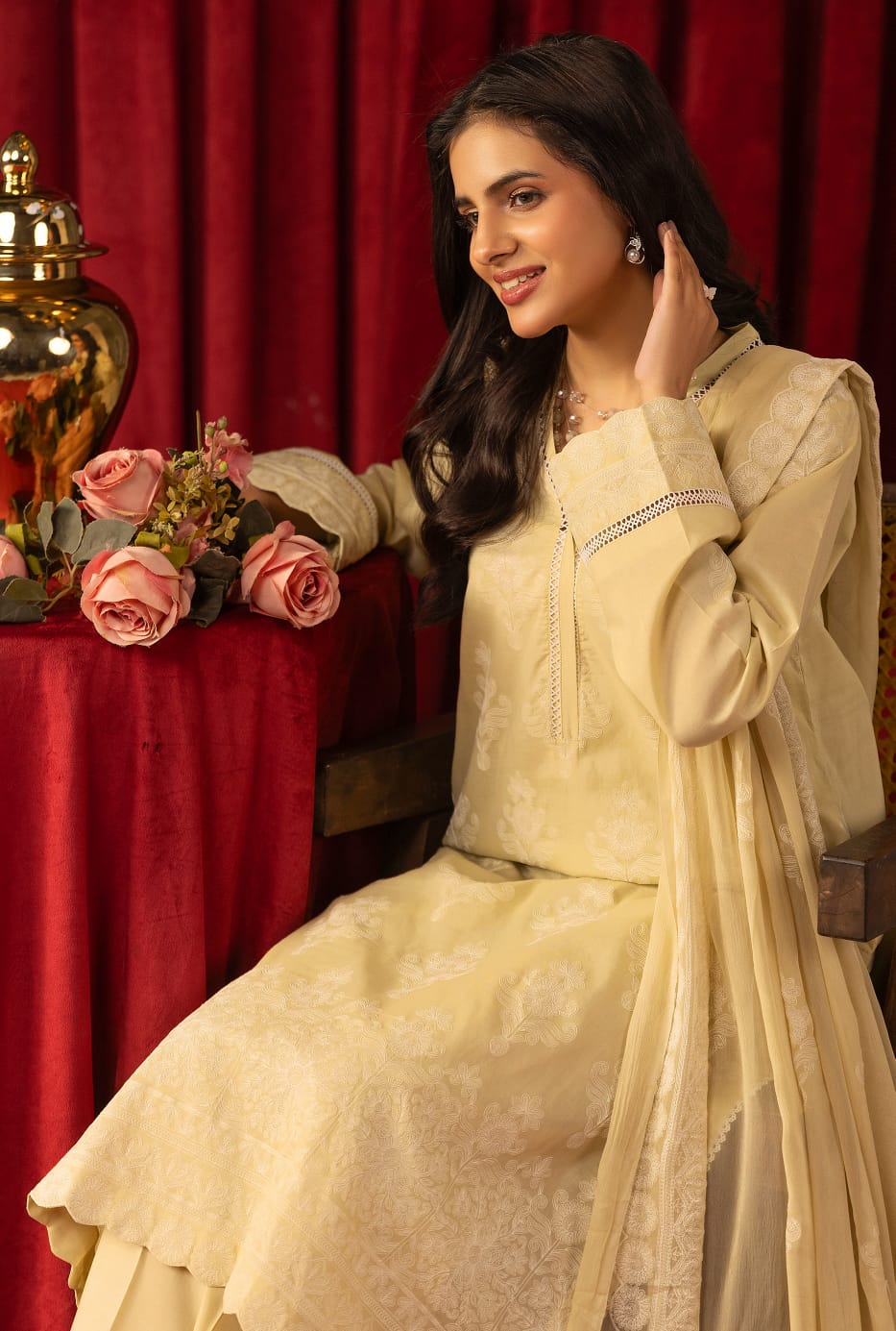 Noorê Sahar - Unstitched 3pc