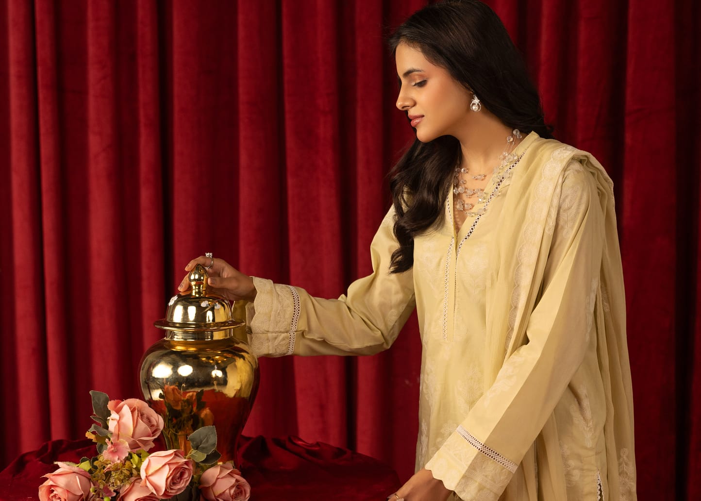 Noorê Sahar - Unstitched 3pc