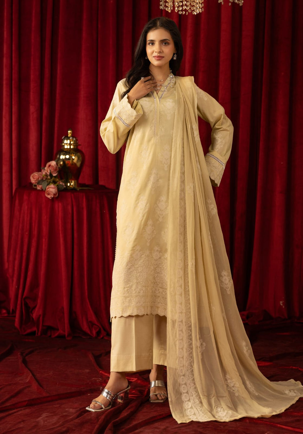 Noorê Sahar - Unstitched 3pc