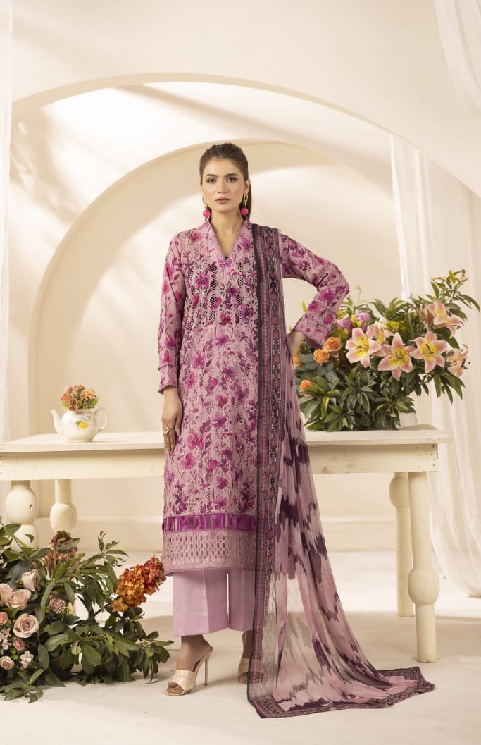 Mehrena - Unstitched 3pc