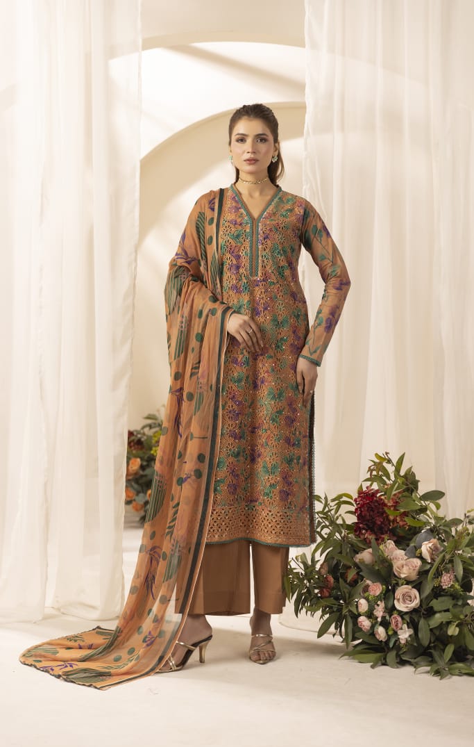 Mehzara - Unstitched 3pc