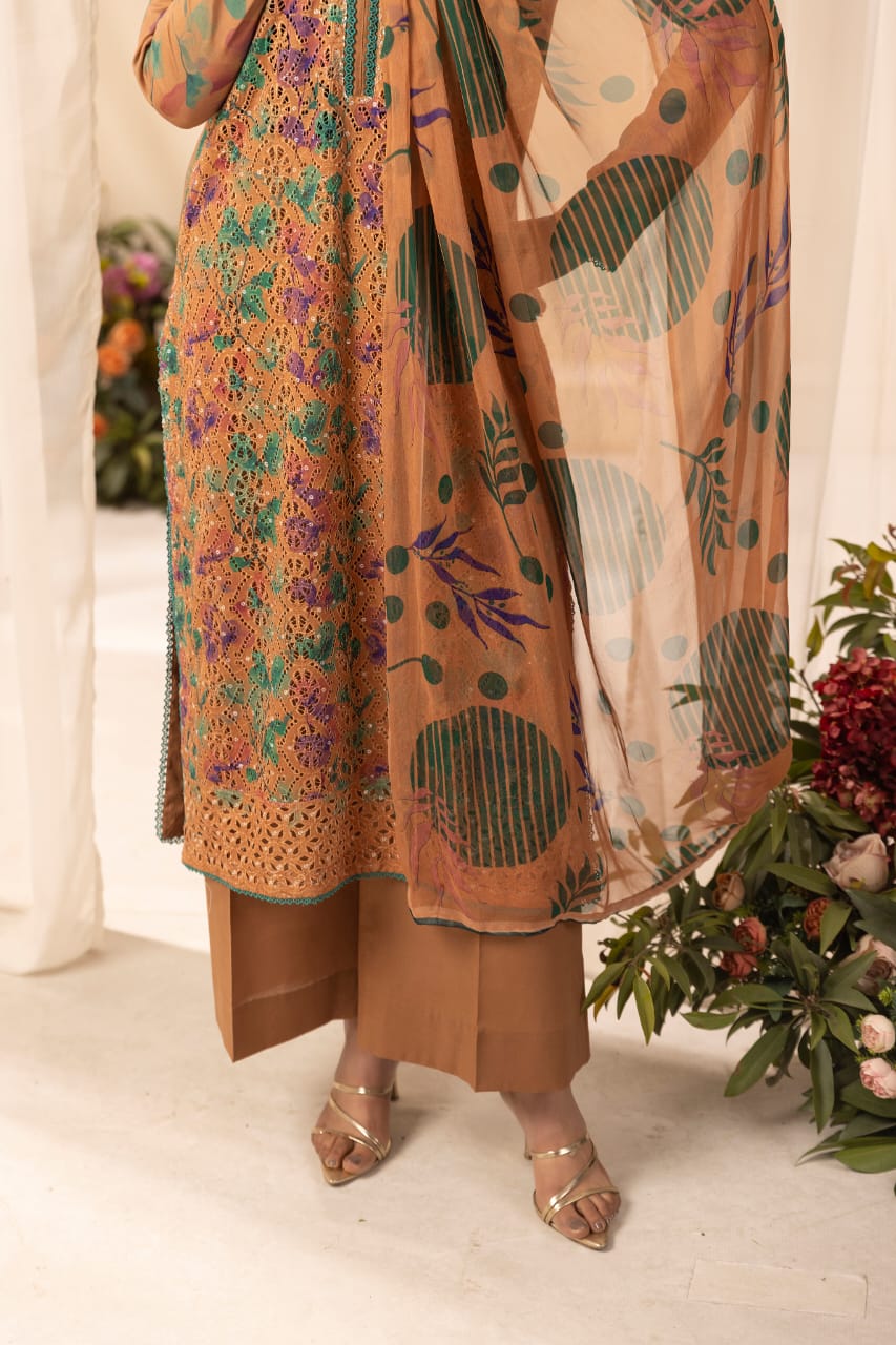 Mehzara - Unstitched 3pc