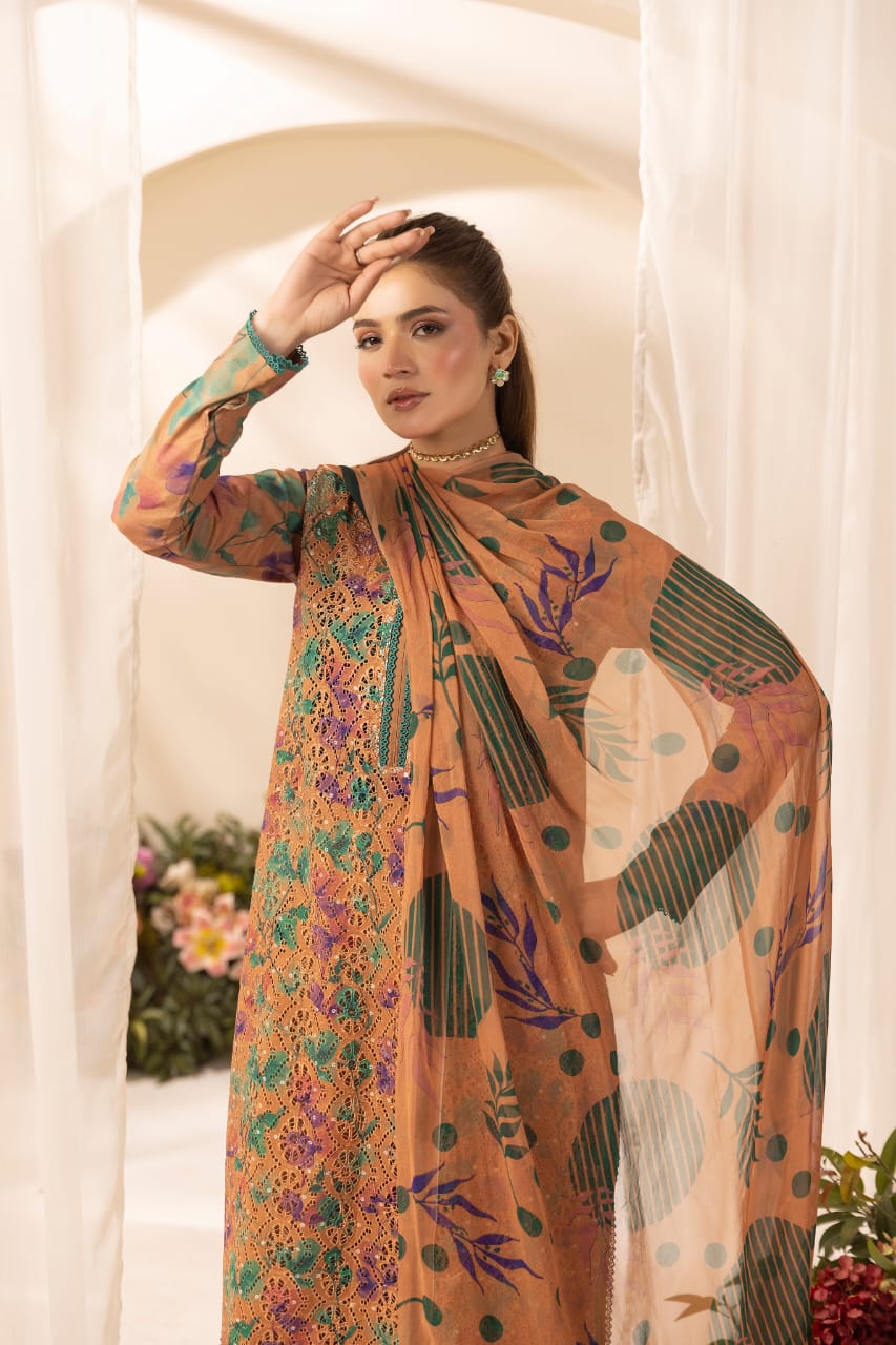 Mehzara - Unstitched 3pc