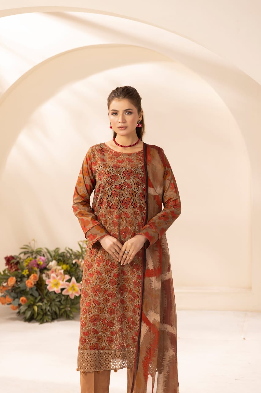 Mehraya - Unstitched 3pc