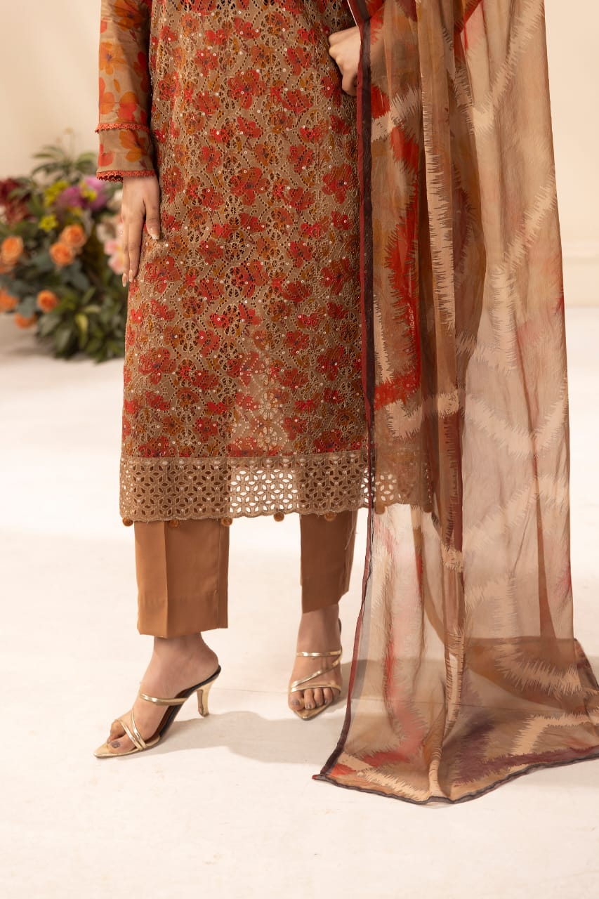 Mehraya - Unstitched 3pc