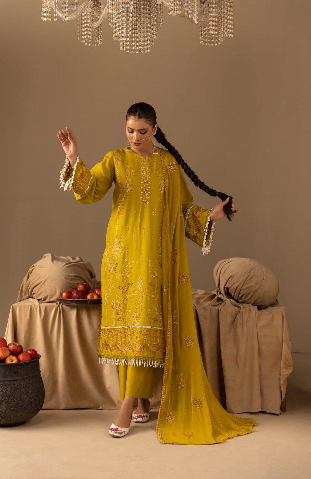 Mehzabeen - Unstitched 3pc