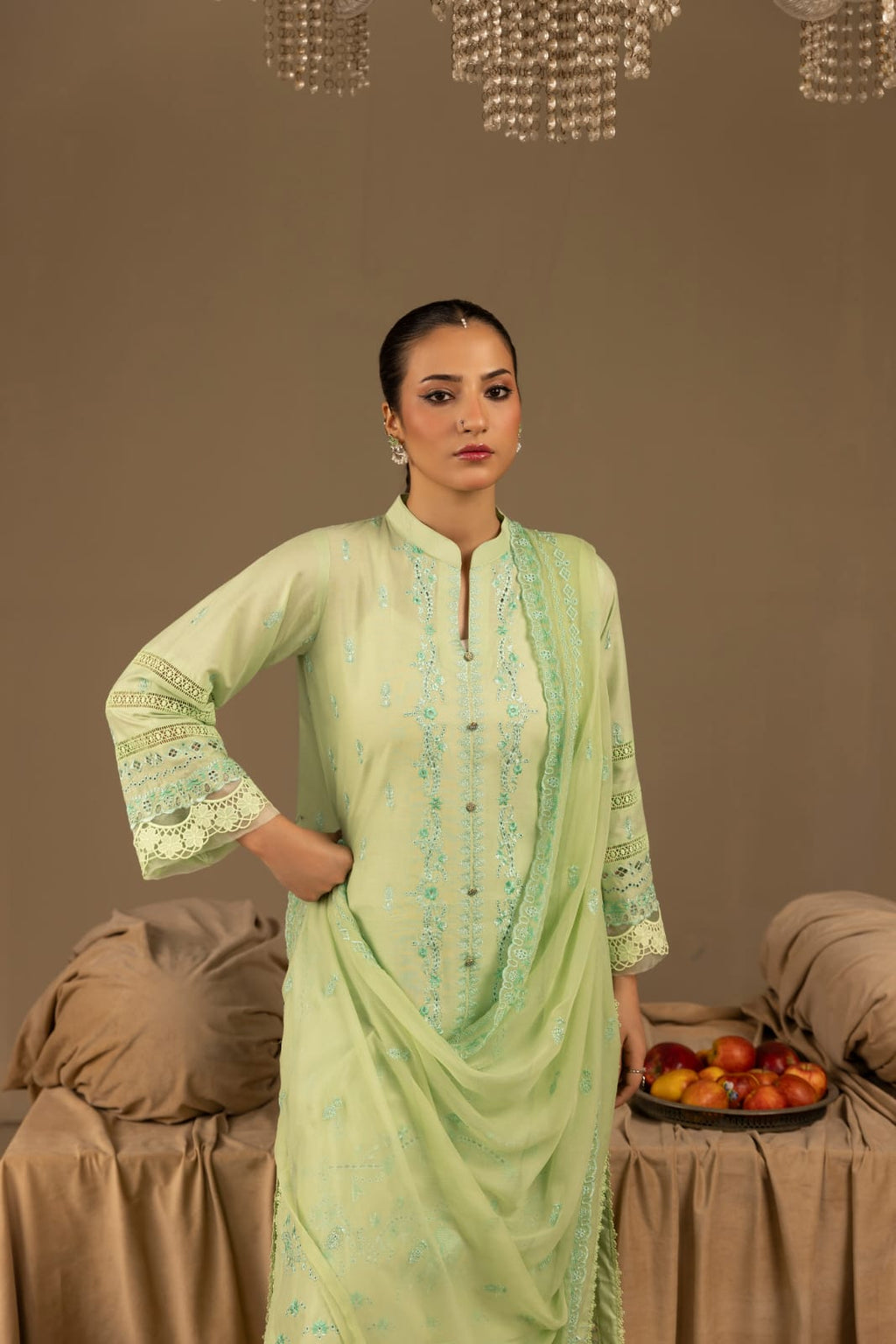 Gulnaar - Unstitched 3pc