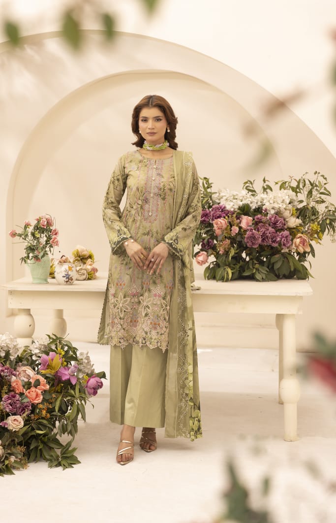 Zimal - Unstitched 3pc