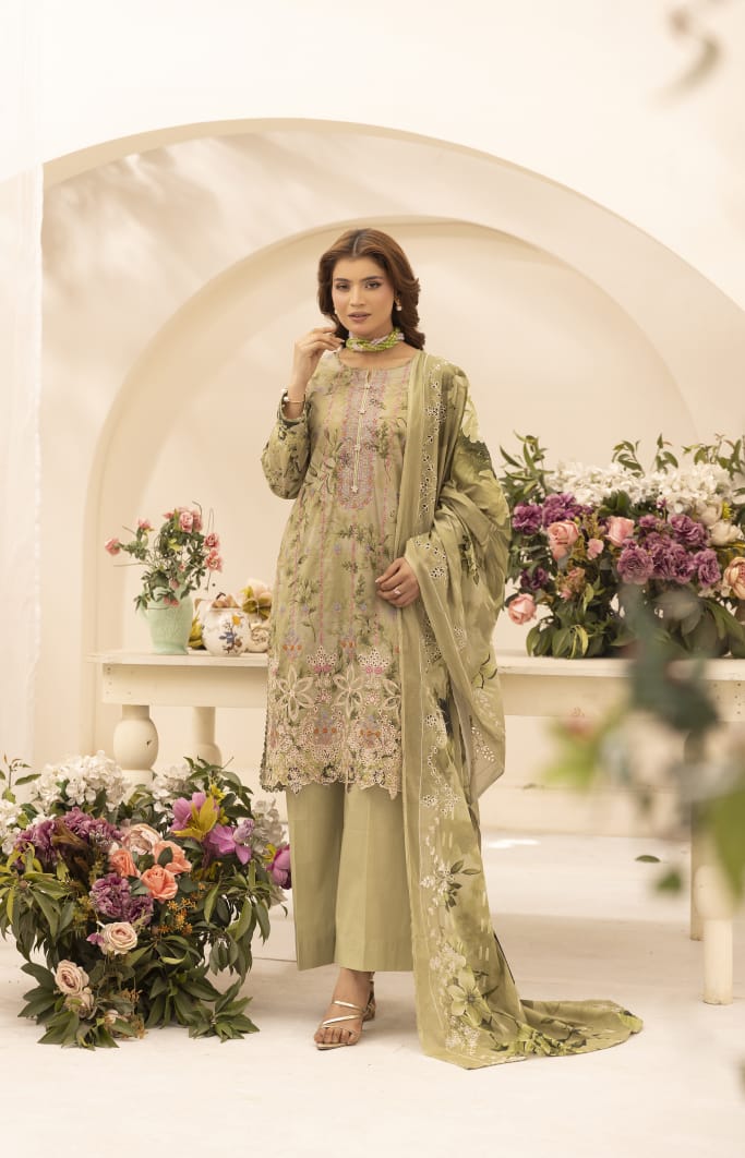 Zimal - Unstitched 3pc