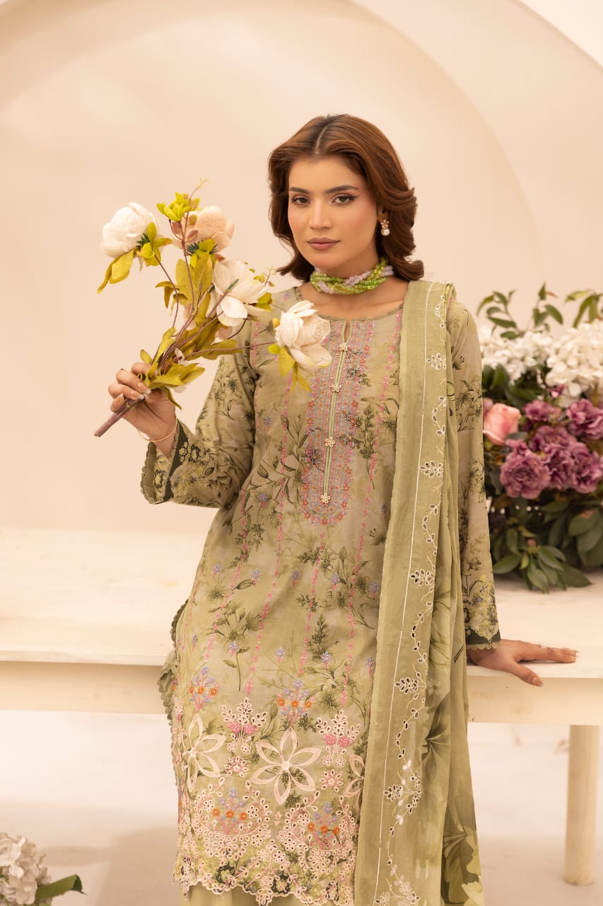 Zimal - Unstitched 3pc