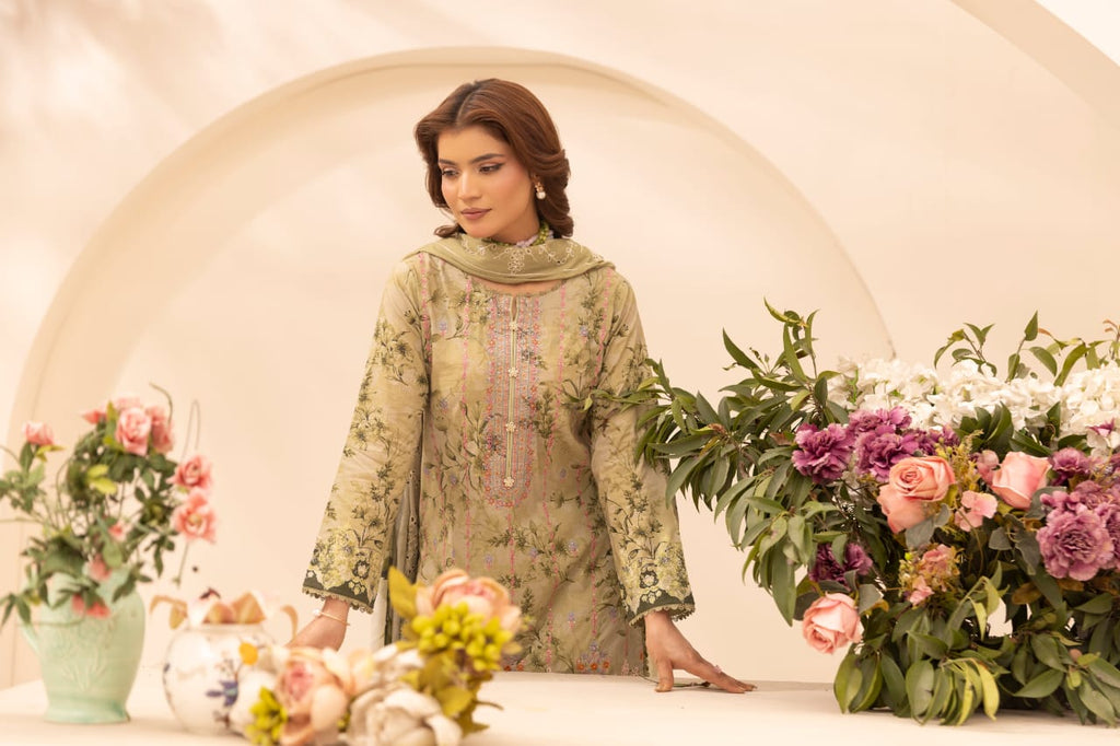 Zimal - Unstitched 3pc