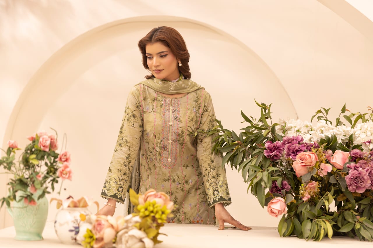 Zimal - Unstitched 3pc