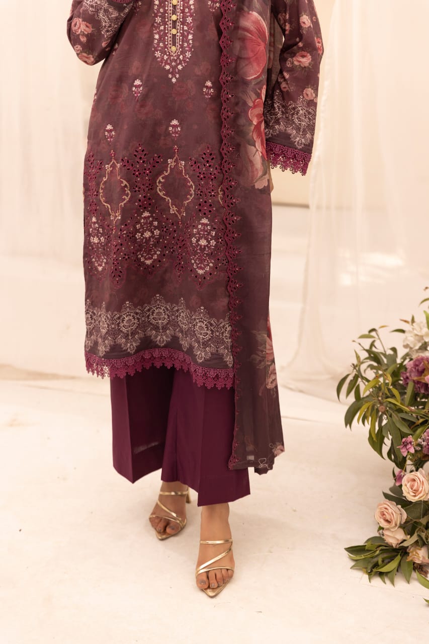 Naubahar - Unstitched 3pc