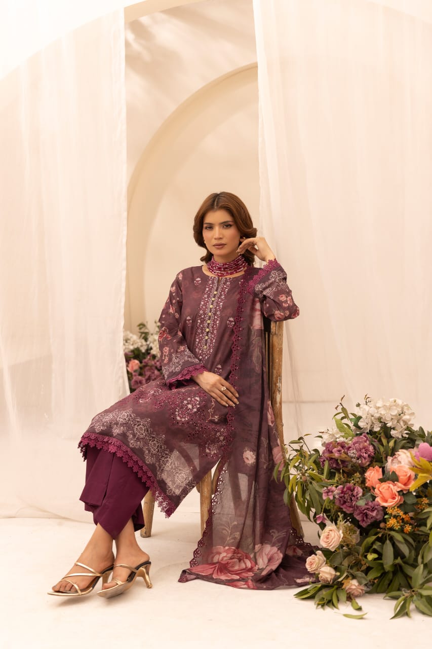 Naubahar - Unstitched 3pc