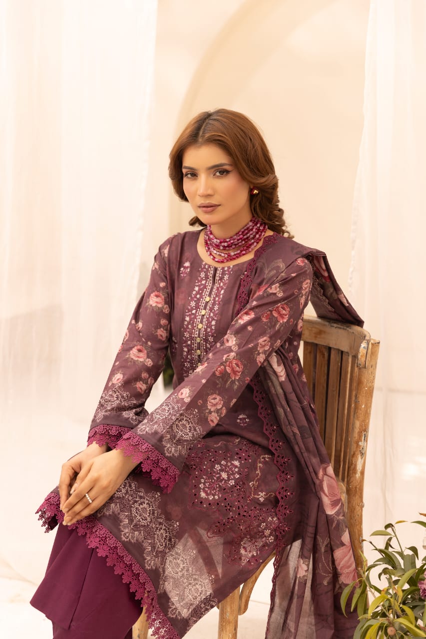 Naubahar - Unstitched 3pc