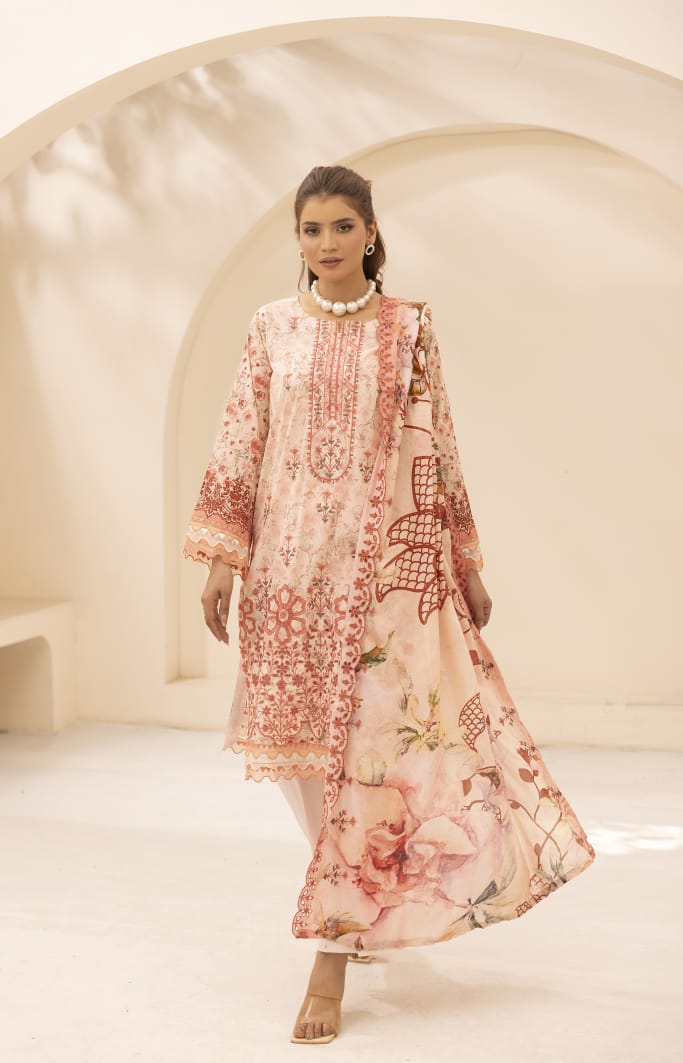 Gulnaarza - Unstitched 3pc