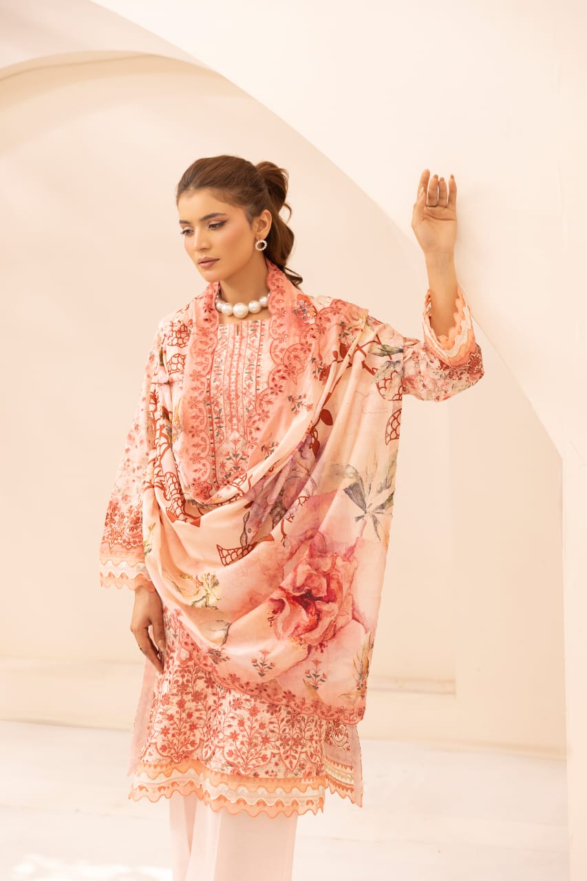 Gulnaarza - Unstitched 3pc