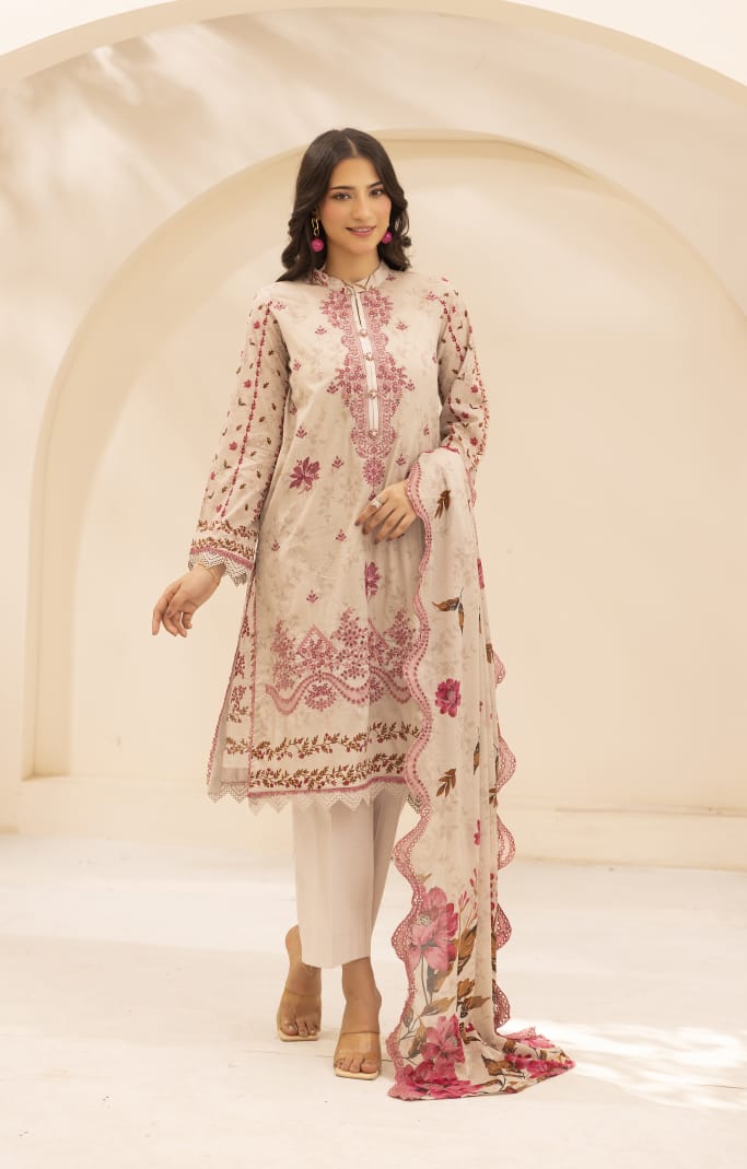 Mehraab - Unstitched 3pc