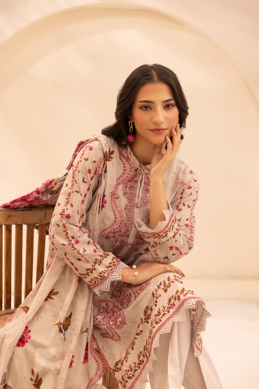 Mehraab - Unstitched 3pc