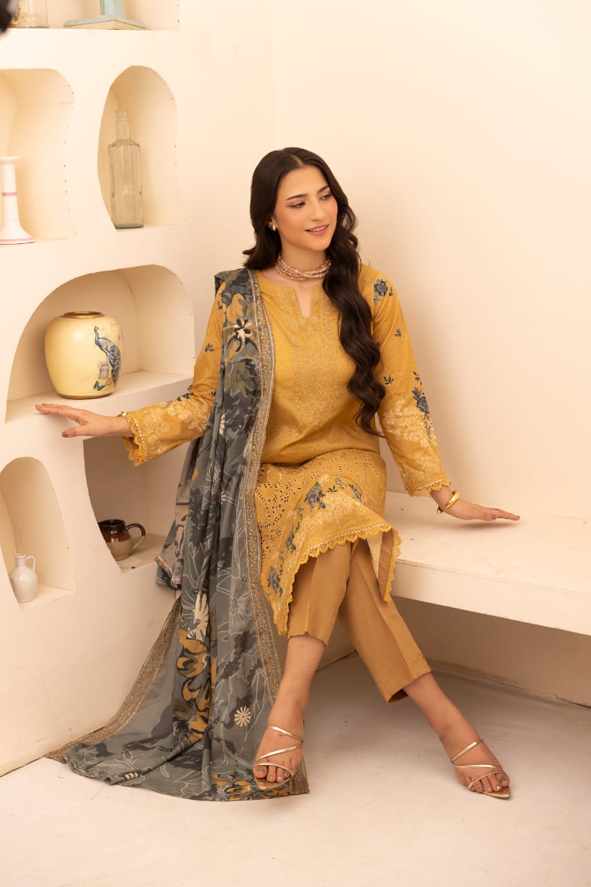 Zarbaft - Unstitched 3pc