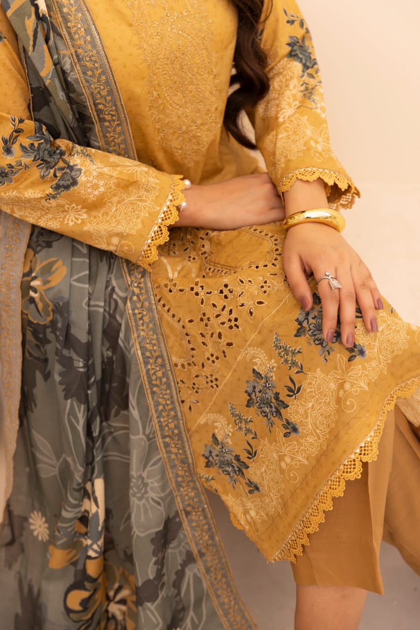 Zarbaft - Unstitched 3pc