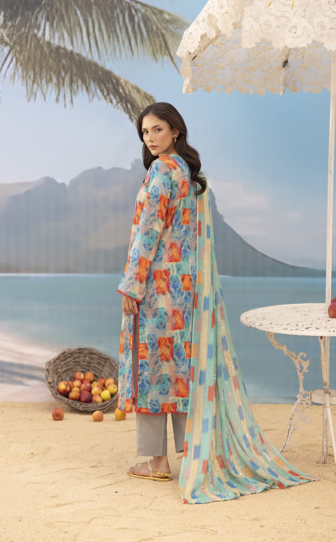 Rangja - Unstitched 3pc