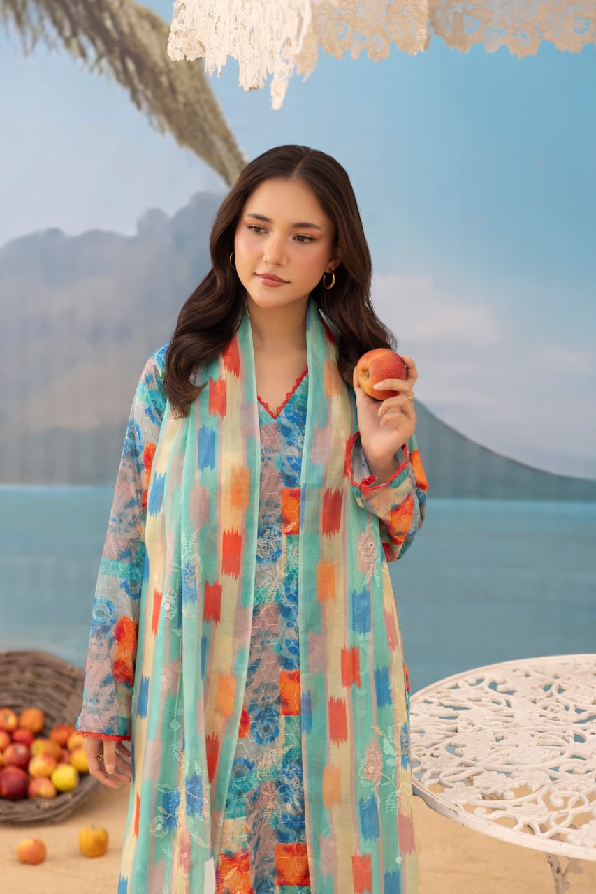 Rangja - Unstitched 3pc