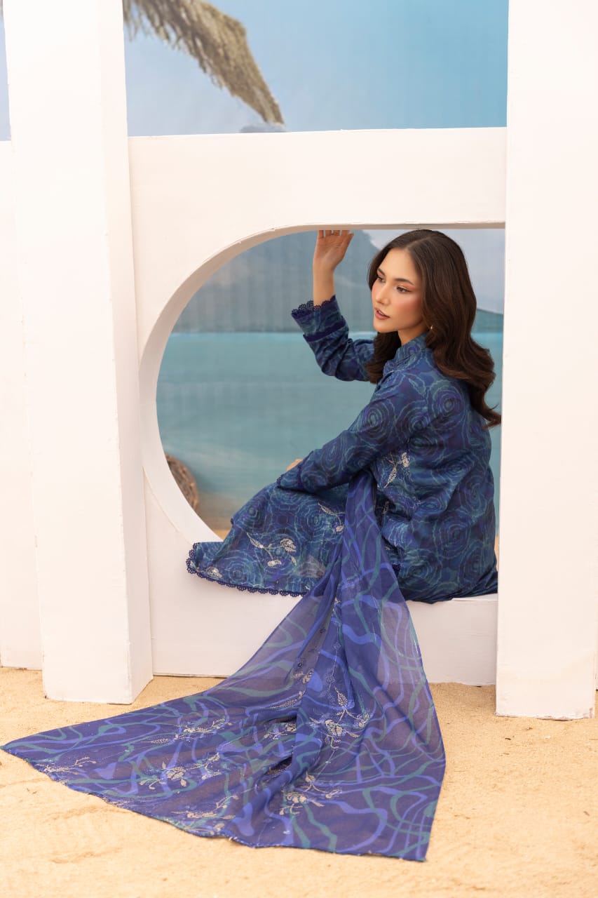 Mehrza - Unstitched 3pc