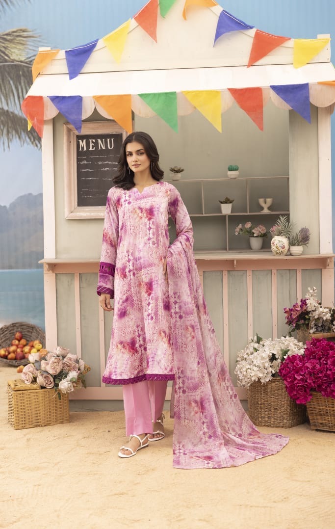 Phoolkaar - Unstitched 3pc