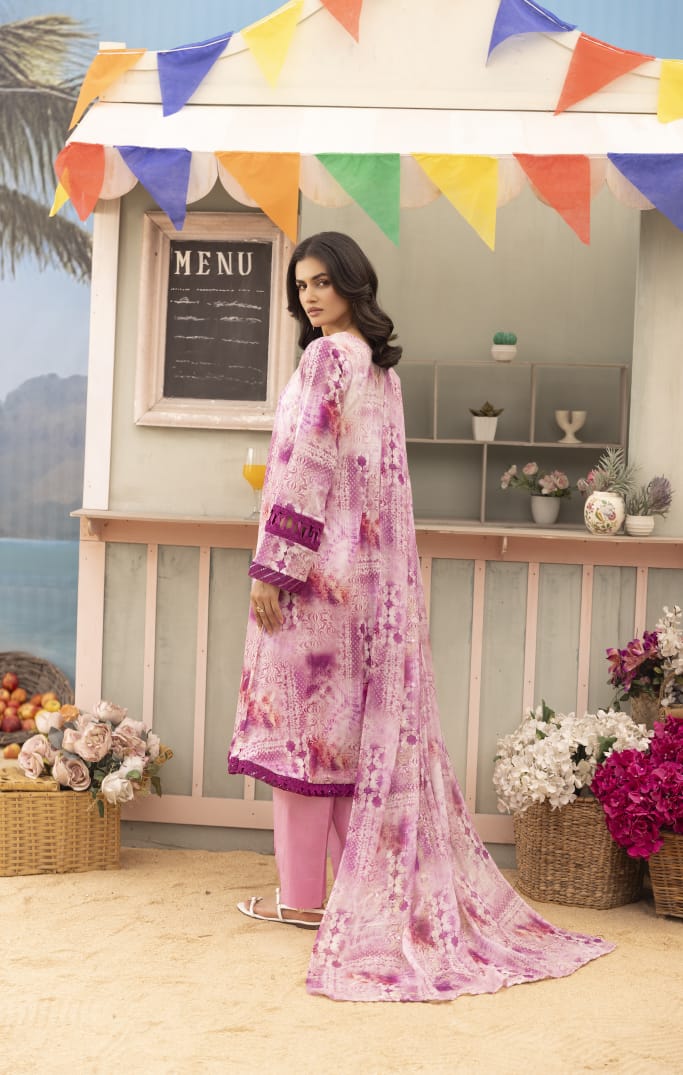 Phoolkaar - Unstitched 3pc