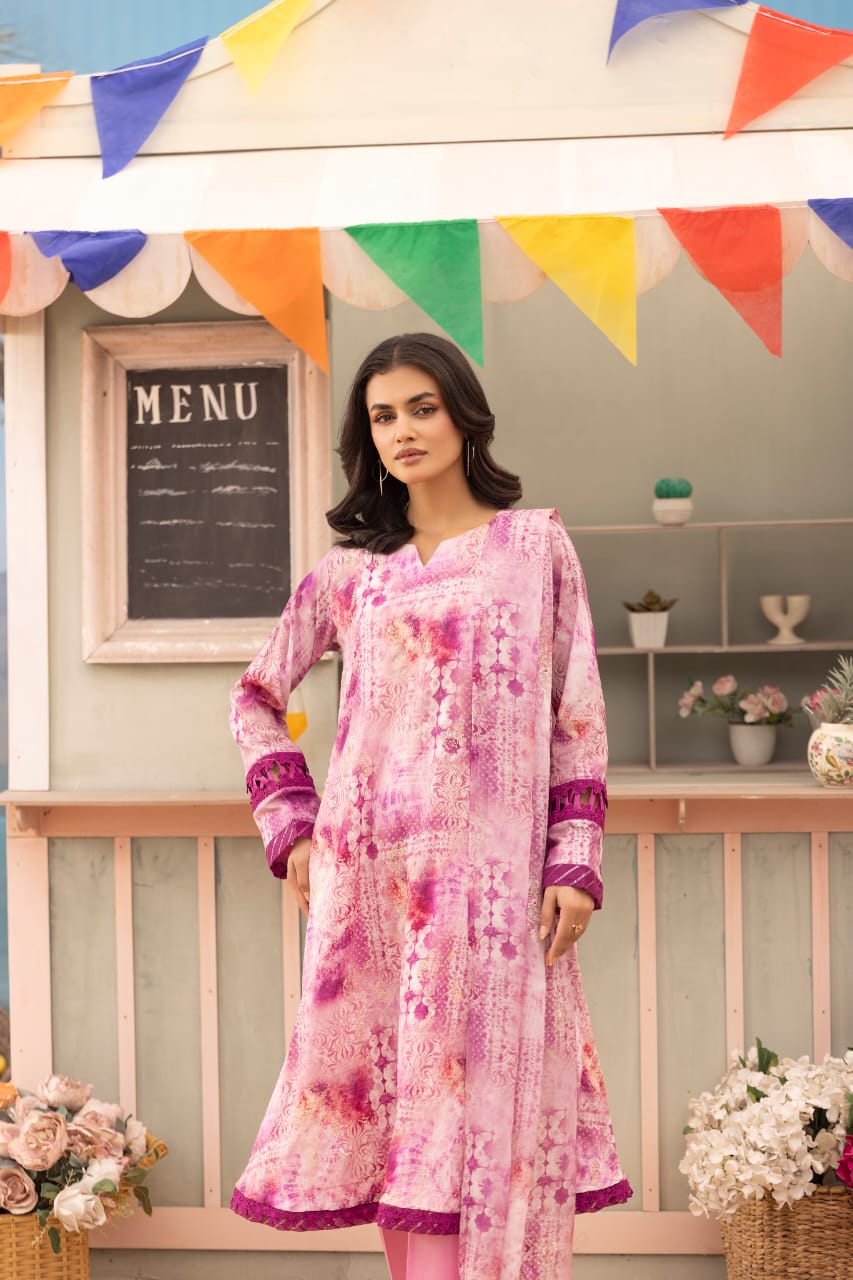 Phoolkaar - Unstitched 3pc