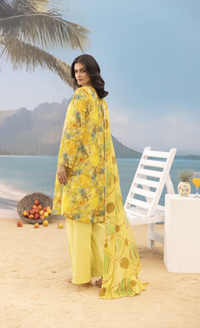 Satrang - Unstitched 3pc