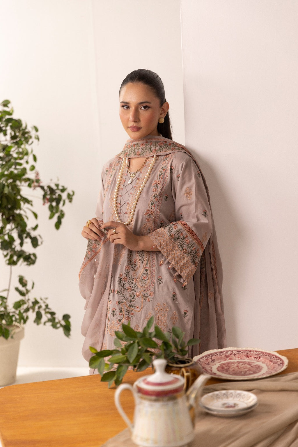 Unstitched 3pc - Lawn Suit