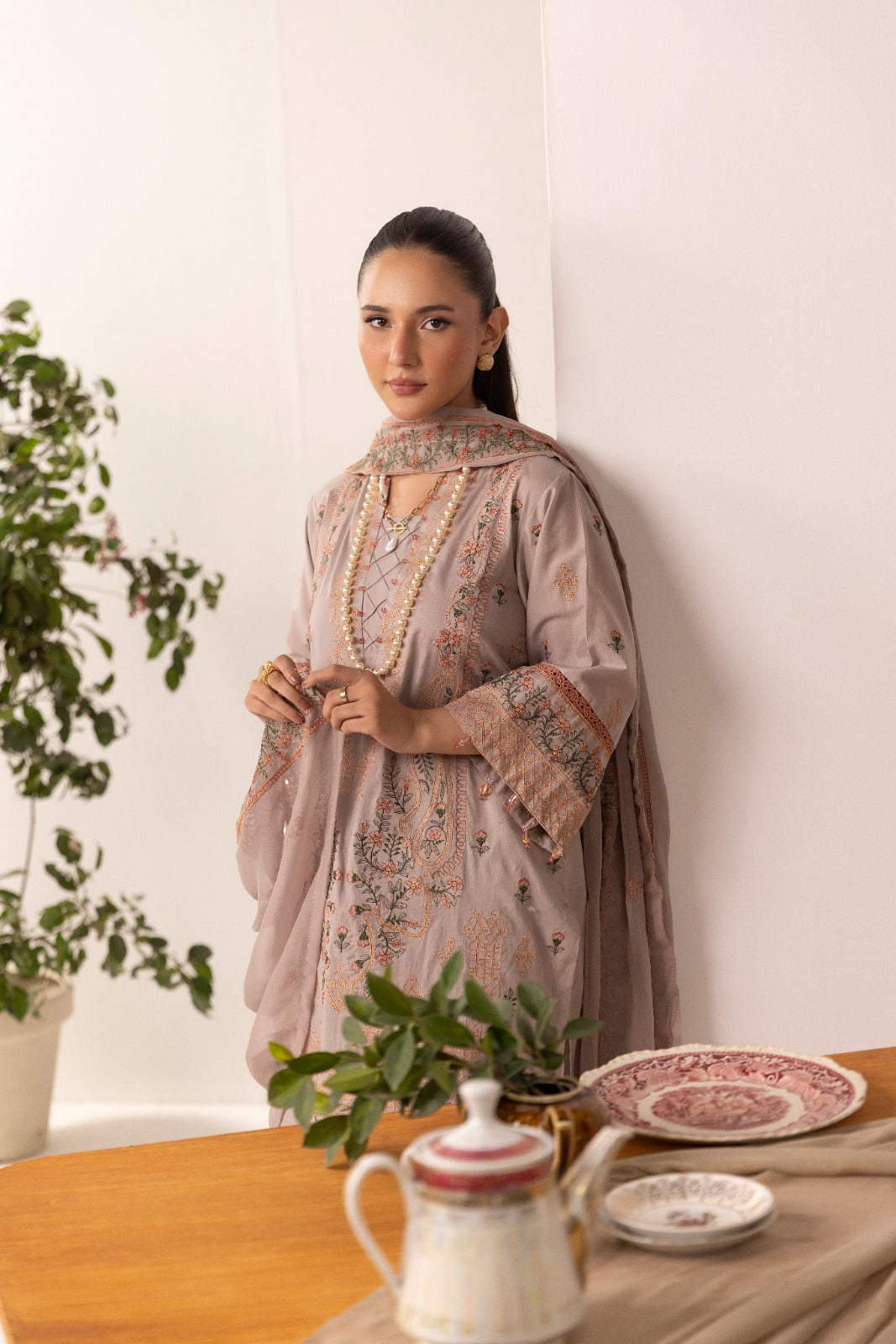 Unstitched 3pc - Lawn Suit