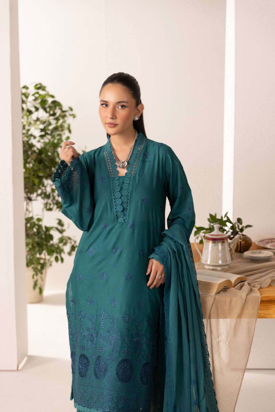 Unstitched 3pc - Lawn Suit