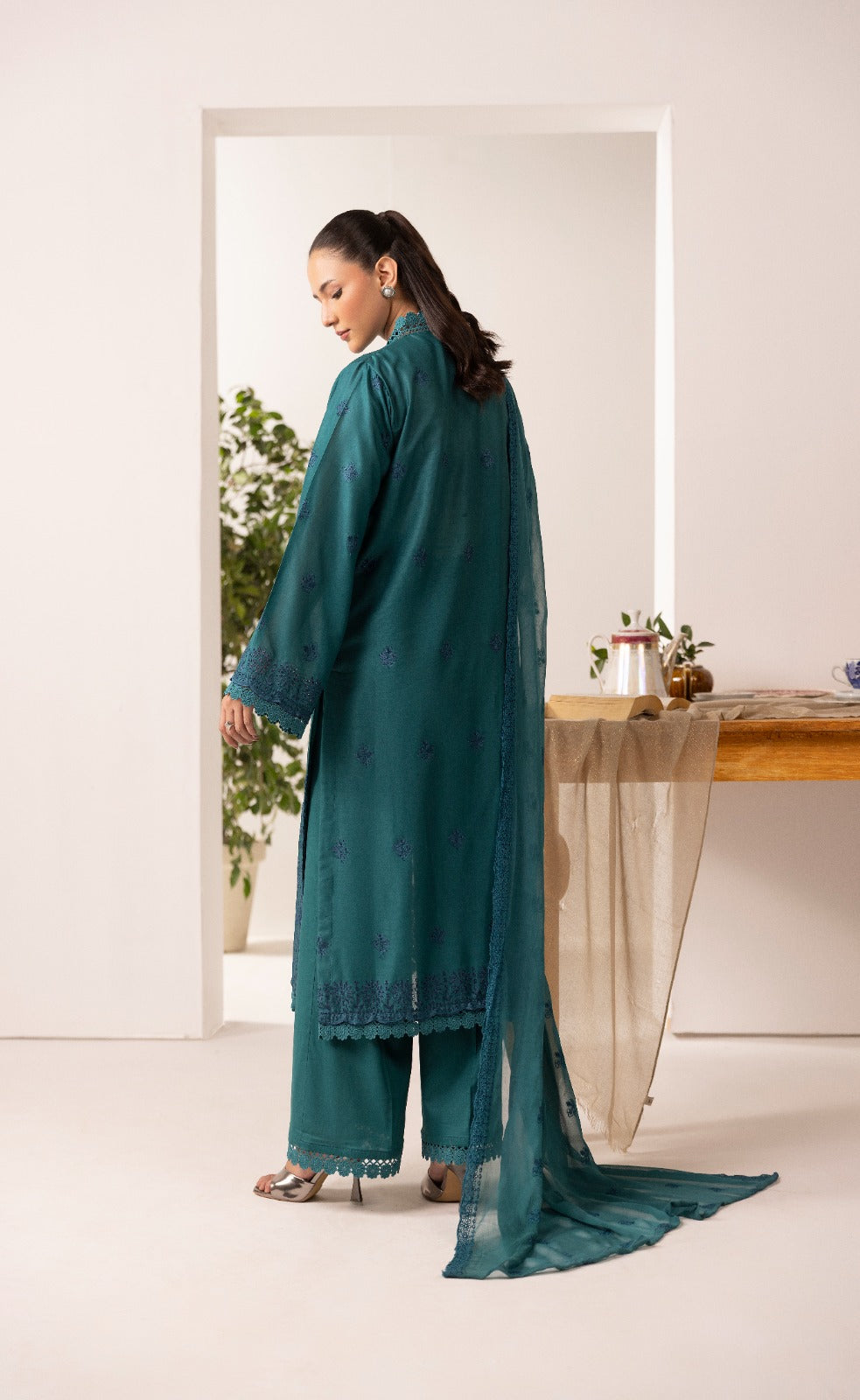 Unstitched 3pc - Lawn Suit