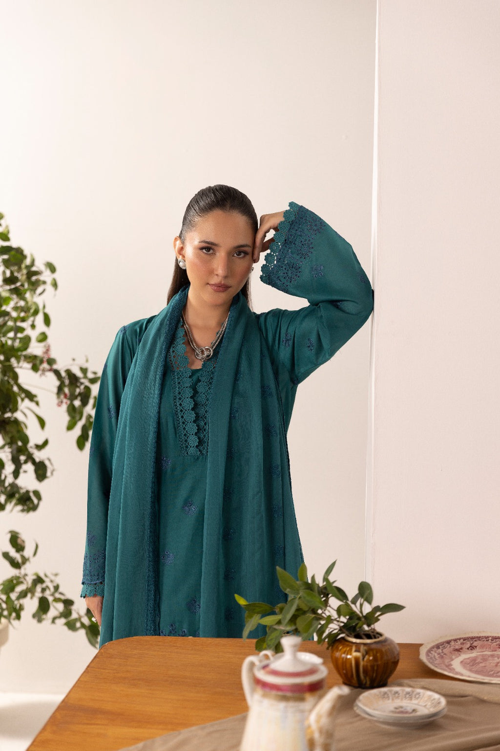 Unstitched 3pc - Lawn Suit