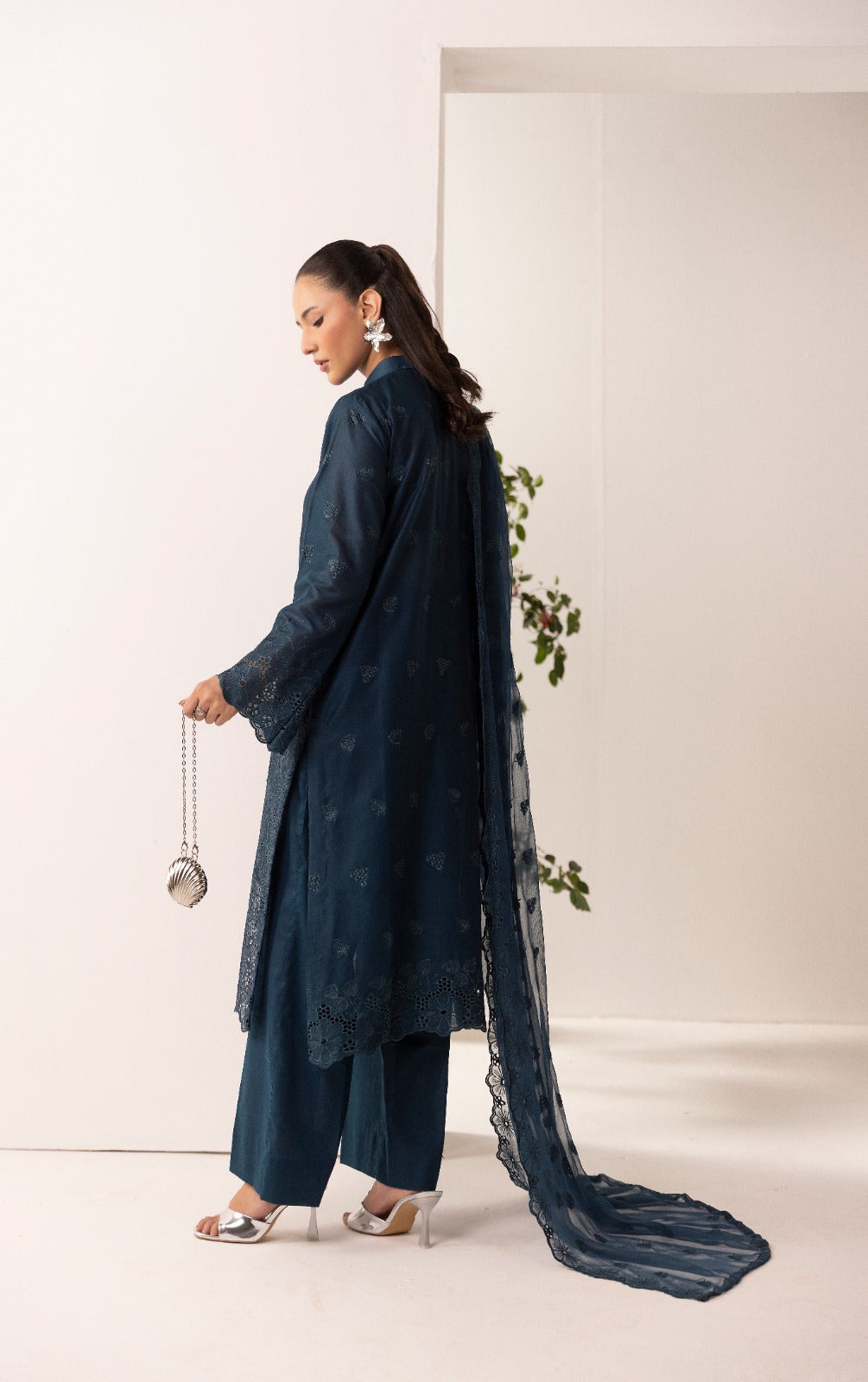 Unstitched 3pc - Lawn Suit