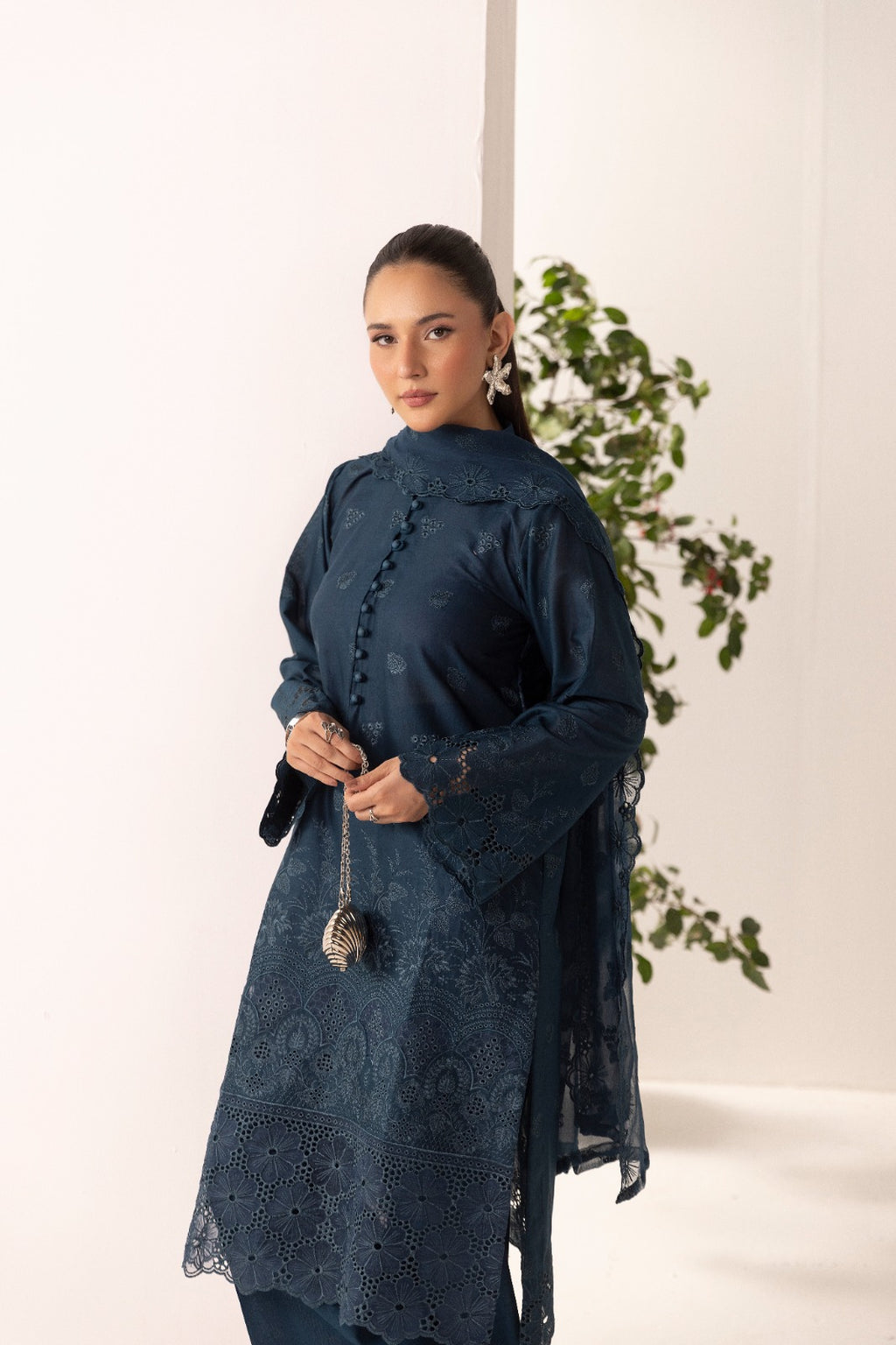 Unstitched 3pc - Lawn Suit