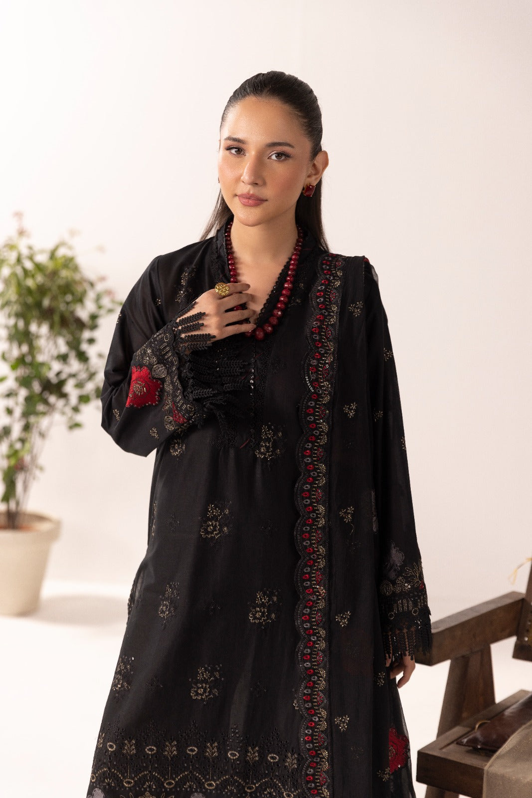 Unstitched 3pc - Lawn Suit