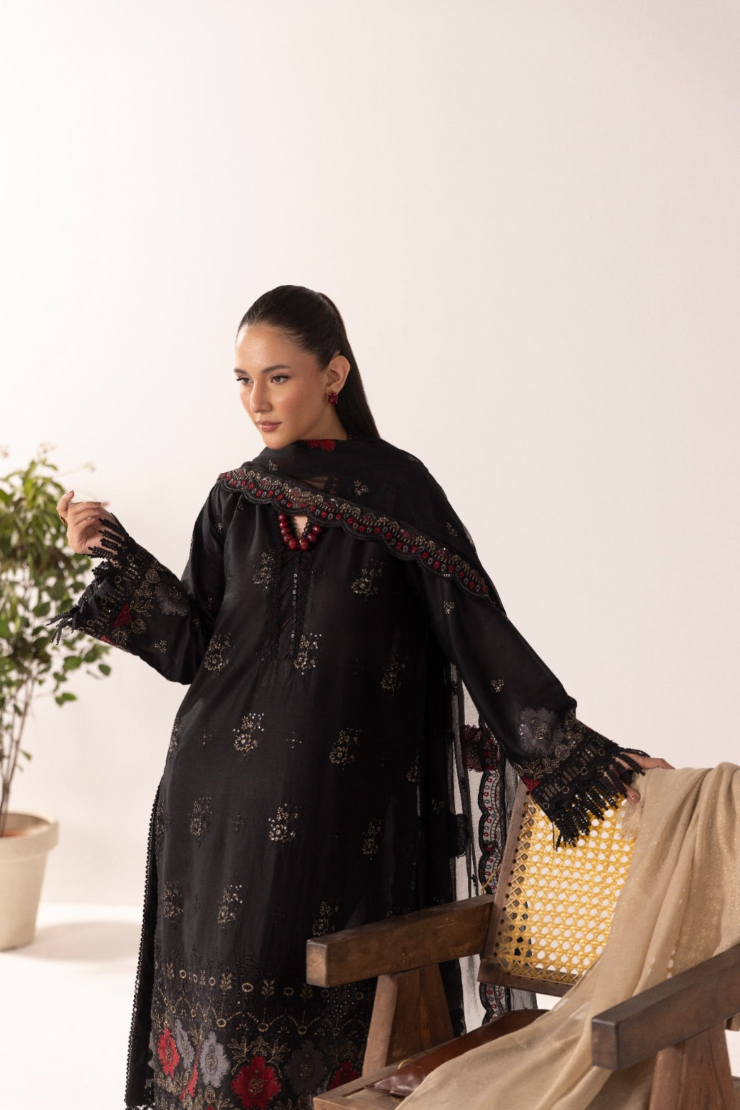Unstitched 3pc - Lawn Suit